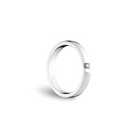 Anello Damiani Veramore in Oro bianco Diamante 0.05 Ct 20035641 - 20035641
